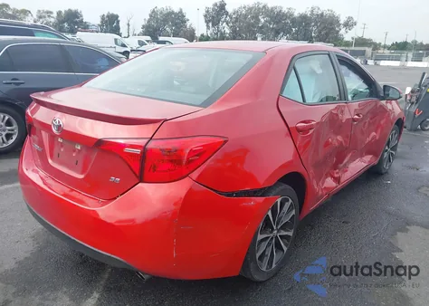 2017 Toyota Corolla Se z USA, uszkodzony, nr VIN 5YFBURHE1HP674080